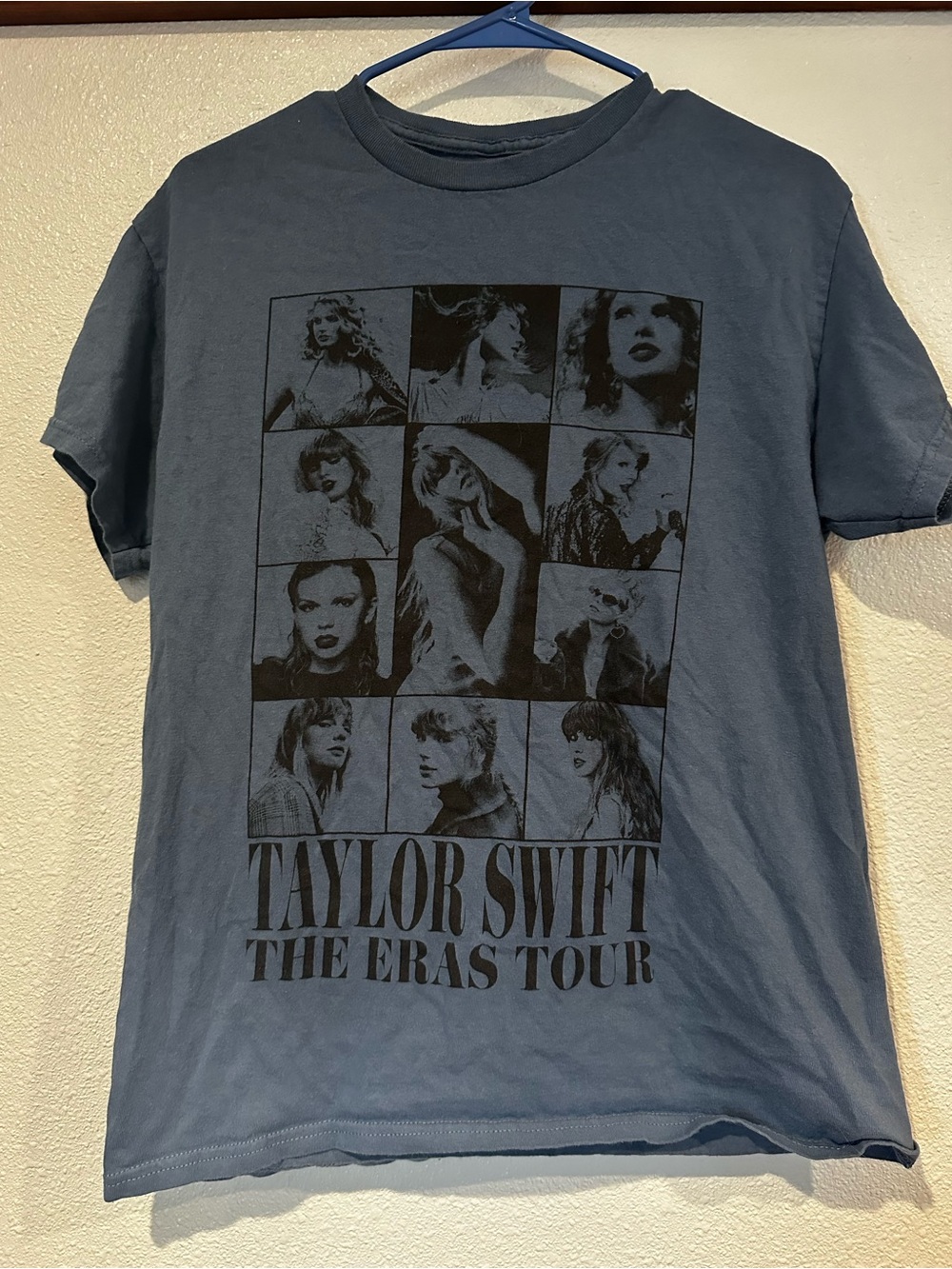 Taylor Swift Slate Blue Eras Tour Photo Grid Tee
